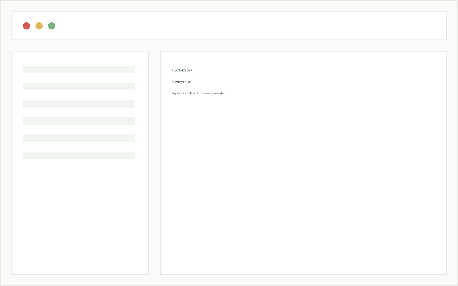 DION AI policy editor